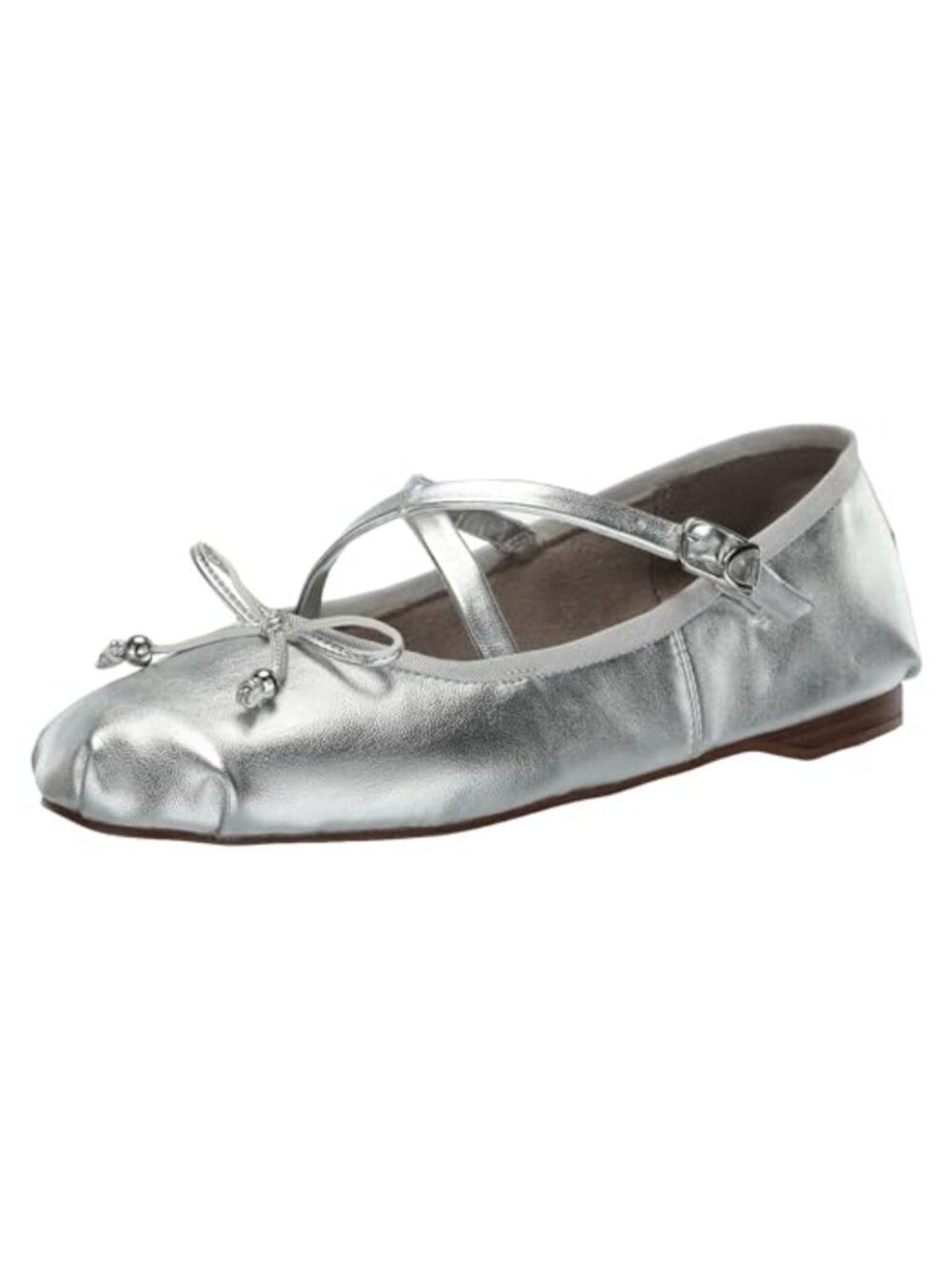 Women's Zuri Ballet Flat Slip-On Round Toe Cushioned Bow Detail Flat